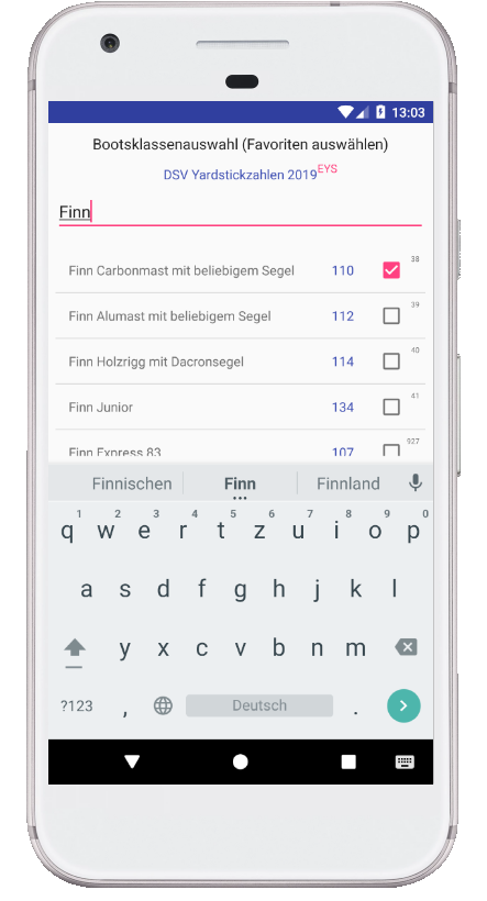 Die Auswahl der für die Regatta relevanten Bootsklassen (hier noch die Version für 2019). Die Auswahl der für die Regatta relevanten Bootsklassen (hier noch die Version für 2019).
