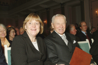 Werner Otto mit Angela Merkel 2002